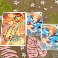 あんスタ 真白友也 サインステッカー 3枚セット