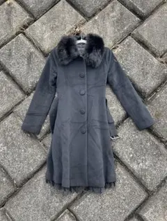 MISCH MASCH ダークグレー ロングコート 36