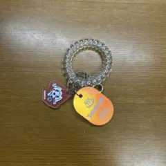 極楽湯　たまごっち　みるくっち　ロッカーキー風アクリルキーホルダー
