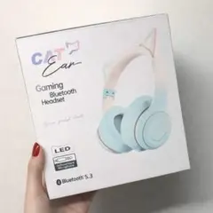 猫耳ヘッドフォン【グリーン】