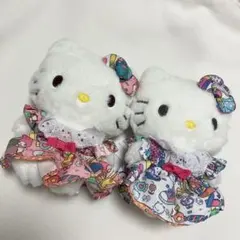 サンリオ展FINAL ラッピング柄マスコットキーホルダーハローキティ 2個