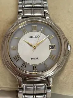SEIKO セイコー ソーラー V145-0CE0 腕時計/ゴールド/稼働のサムネイル