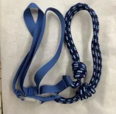 ボールアンドチェーン　用　ショルダー　ストラップ　エコバッグ　新品　ブルー　青