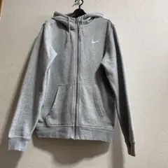 Nike グレー スウェットジップアップパーカー