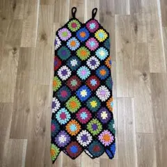 【美品】SANSeLF クロシェ キャミワンピースのサムネイル
