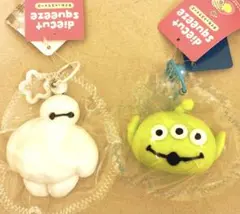 ディズニー ベイマックス エイリアン ダイカット スクイーズ キーホルダー 2種
