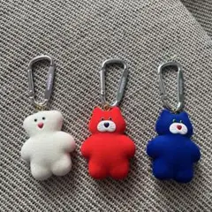 mojojojo マスコットフィギュア 青ネコ 赤ネコ 白クマセット バラ売り✖️