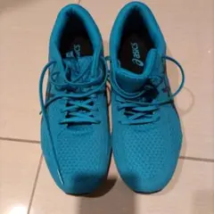 asics ランニングシューズ 青