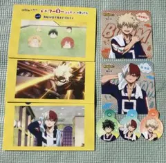 僕のヒーローアカデミア 極楽湯コラボ コースター ドリンクタグ セット