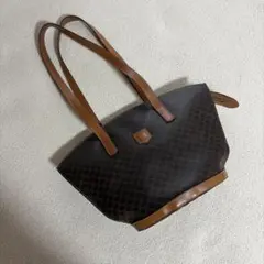 未使用級 CELINE セリーヌ マカダム バケツ型 トリオンフ トートバッグ