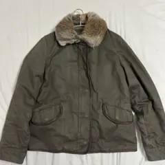 ファーダウン 迷彩 y2k キルティング ファー 迷彩柄ファー ダウン オーバーサイズジャケット 一生友子 みなみ