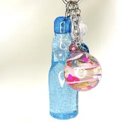 6 キラキラ☆ラムネとヨーヨーのキーホルダー