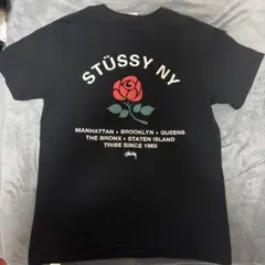 ❗️期間限定SALE❗️ステューシー BROOKLYN ROSE Tシャツ 黒XXL 