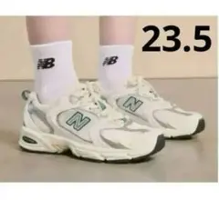 ニューバランス MR530SX 新品 ホワイト シルバー グリーン 23.5