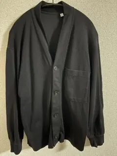 【UNIQLO U】フレンチリブカーディガンLサイズ09BLACK 2022春夏