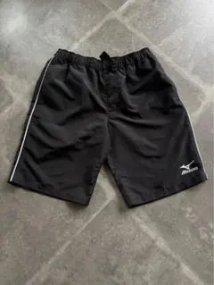 MIZUNO ミズノ ショートパンツインナー付 ランニング ブラック①