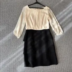 ナチュラルビューティベーシック　フォーマル　ひざ丈ワンピース