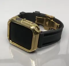 4sgb★アップルウォッチ　ラバーベルト ケース　Apple Watchバンド