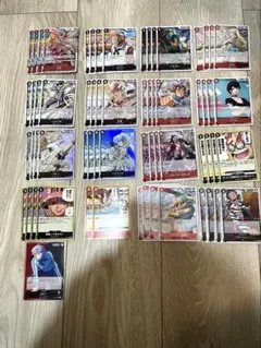 ワンピースカード　赤黒コビー　デッキ　パーツ　まとめ売りのサムネイル