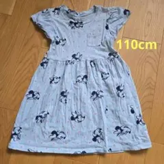 ベビーギャップ　ミニーマウス 半袖ワンピース 水色　110cm