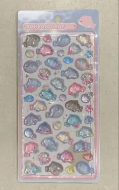 【訳あり正規品】　ボンボンドロップシール　イルカ　水族館限定