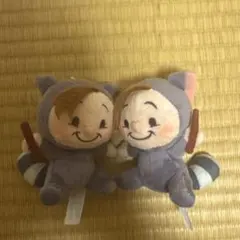 ロストキッズ　アライグマ　ぬいぐるみキーホルダー