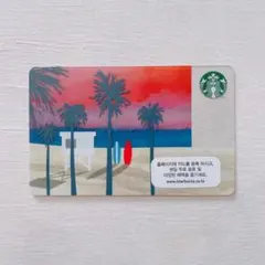 ♡ 韓国 スタバカード ♡ 海 サマー ビーチ ♡ 海外 送料込み