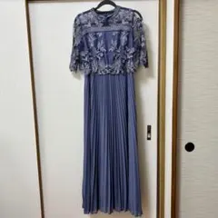新品 form forma 刺繍 プリーツロングドレス 38 M ショート丈 - メルカリ