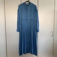 デニムワンピース ロングワンピース