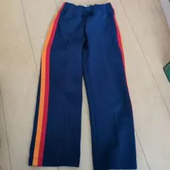 マックスポーツ　キッズ ジャージ パンツ ネイビー サイドライン