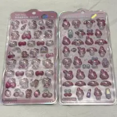 サンリオ ボンボンドロップシールちゅるきら2種セット ハローキティ マイメロディのサムネイル