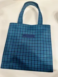 familiar チェック柄 トートバッグ小