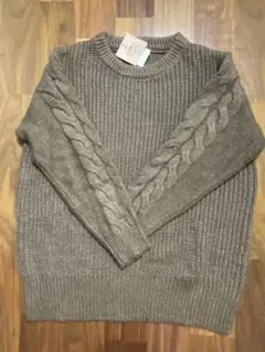 ブラックフライデーセール⭐️chocol raffine キャメル 長袖セーター