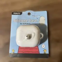 ピーナッツ スヌーピー AirPods 4 対応 シリコンケース スヌーピー