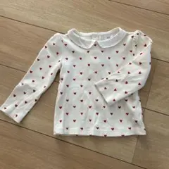 美品　babygap 襟付き　トップス　ハート