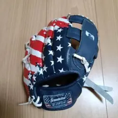 Franklin フランクリン　アメリカ国旗デザイン 野球グローブ　幼児のサムネイル