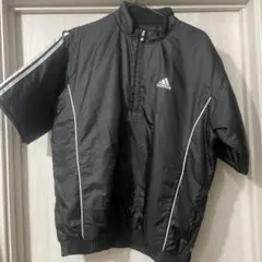 adidas ダウン アウター ハーフジップ ジャージ