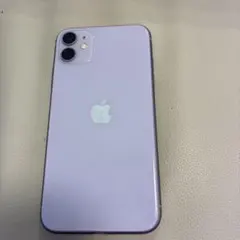 ジャンク品　Apple iPhone 11か12不明パープル 本体 部品取りに