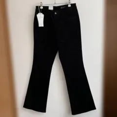 ❣️お値下げ❣️Mrs. Jeana ブラックコーデュロイ　ブーツカットデニム 70