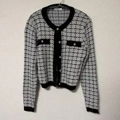 INGNI ツイードニットカーディガン M