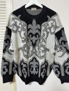 激レア Ficce フィッチェ お洒落ニット セーター ドン小西 ゴールドラメ