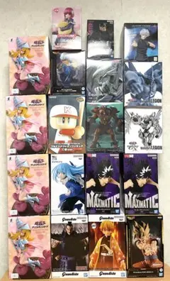 鬼滅の刃 ヒロアカ ワンピース 幽遊白書 プライズフィギュア 20体
