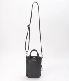 合皮2WAYミニショルダーバッグ