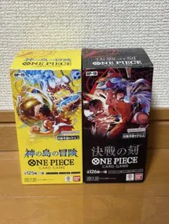 ワンピースカード 神の島の冒険、決戦の刻 未開封テープ付 2ボックス