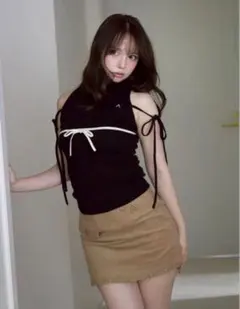 andmary Adele ribbon tank - メルカリ