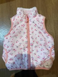 ミキハウス ホットビスケッツ リバーシブル 中綿ベスト