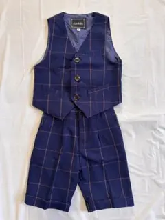 子供用フォーマルスーツ ベストとパンツの2点セット　100cm