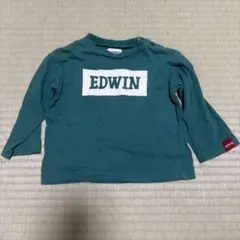 EDWIN ベビー 長袖カットソー 80cm グリーン