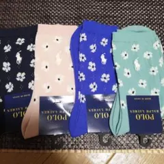 Polo Ralph Lauren 花柄ソックス 4足セット
