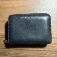 POLO RALPH LAUREN カードケース 財布 ブラック レザー